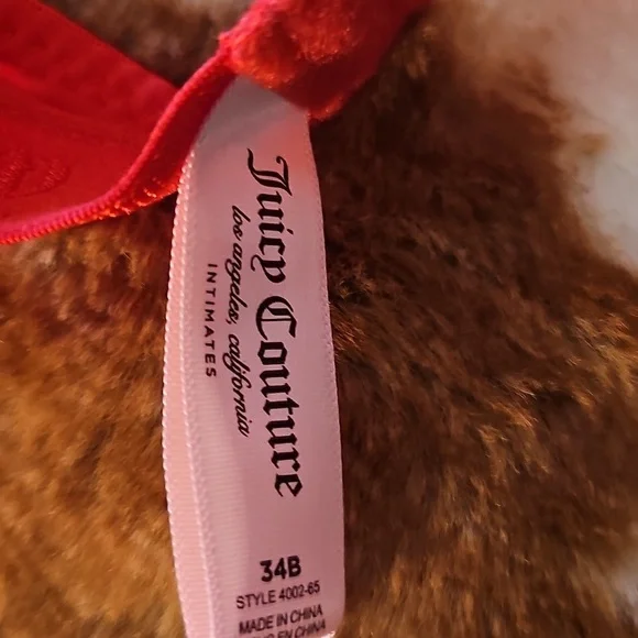 Juicy Couture Vibrant Red Bra Size 34B - Picture 2 of 5